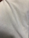 The fabric of the cream pants is 180-gram Chenille beige velvet in stock, and it is made of a composite fabric Application Scenario